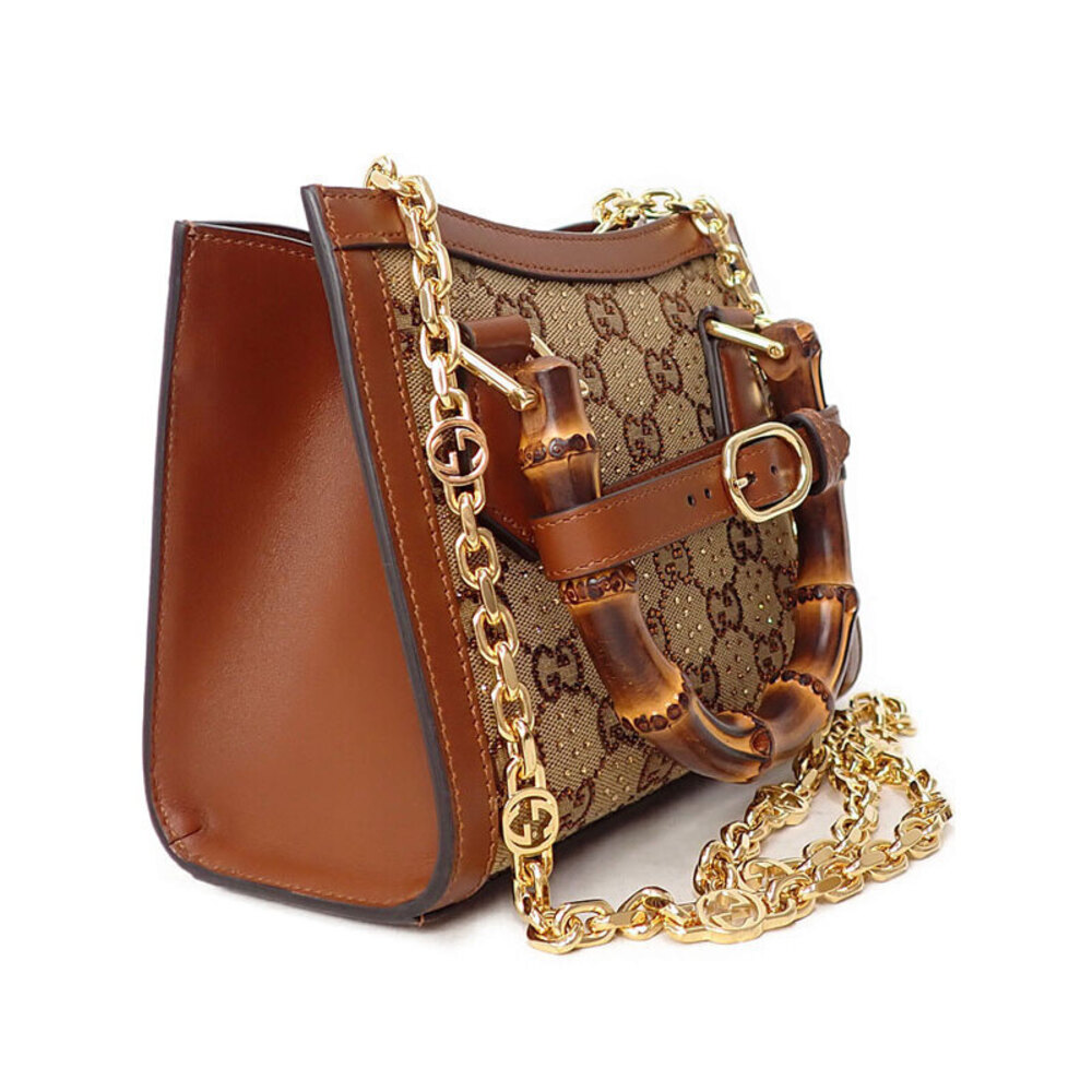 Gucci Tote 2way Brown Diana Bag - Picture 1 of 9